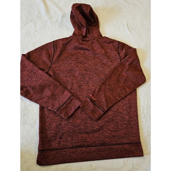 Under Armour UA Hoodie Medium Storm Fleece Twist Red & Black Big Logo *read Info - Picture 7 of 11